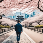 Wandelen in Tokio