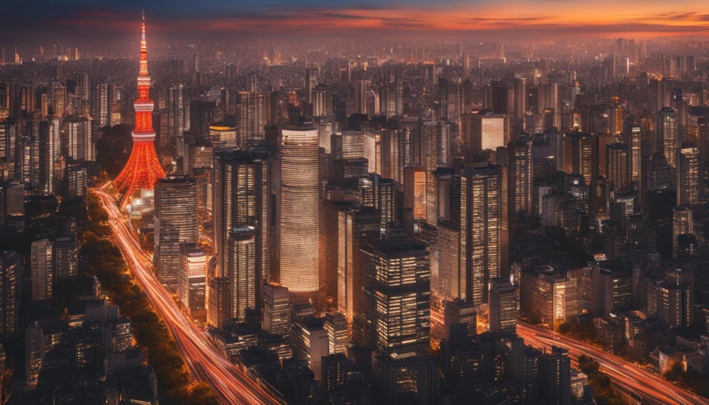 beroemde architectuur Tokyo