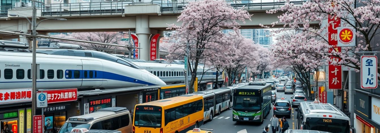 transport en infrastructuur in tokyo